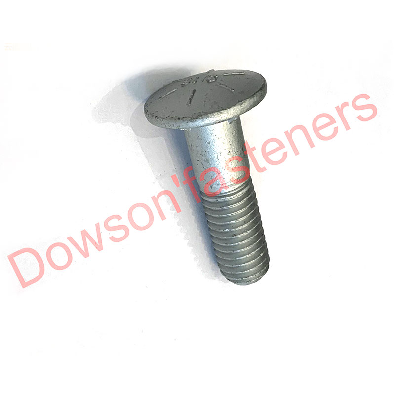 Grade 8 Round Head Fin Neck Bolt Geomet321